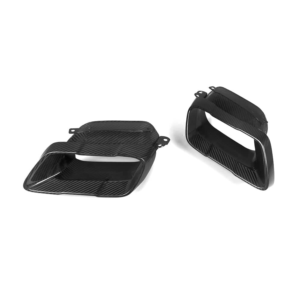 19-24 X5 G05 SQ Style Carbon Fiber Exhaust Tips