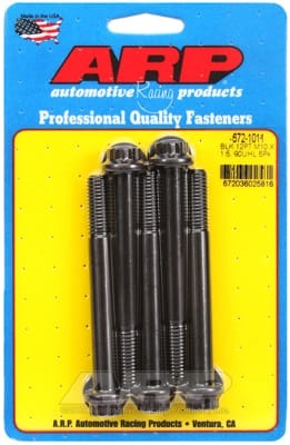 ARP M10 x 1.50 x 90 12pt Black Oxide Bolts (Set of 5)