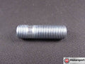 44mm Silver Stud Kit 14 x 1.5 with 19mm Black Conical Seat Nuts