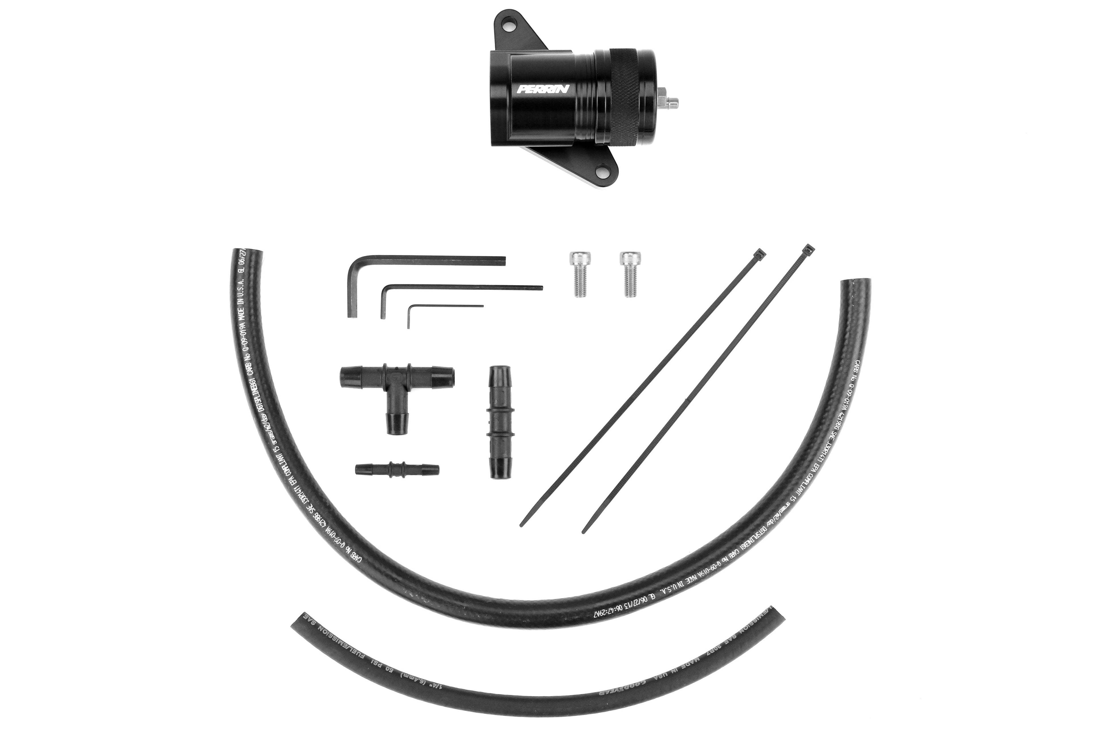 PERRIN Recirculating Blow Off Valve (Black) - 2002-2014 Subaru WRX / 2004-2021 STI / 2006-2013 Forester XT / 2005-2009 Legacy GT / Outback XT