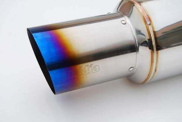 Invidia N1 Resonated Single Exit Cat Back Exhaust - Titanium Tip - 2015-2021 Subaru WRX / STI