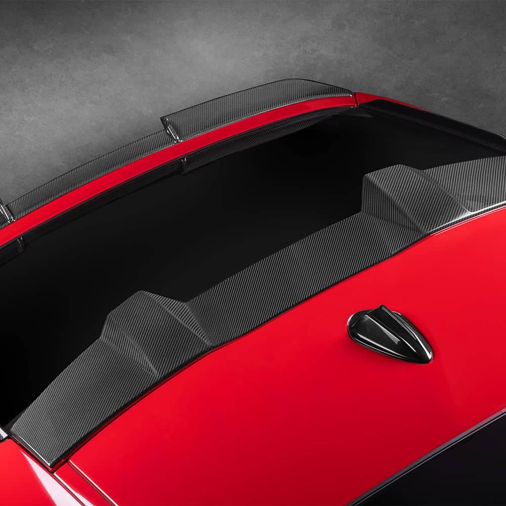 X6M F96 SQ Style Dry Carbon Fiber Roof Spoiler