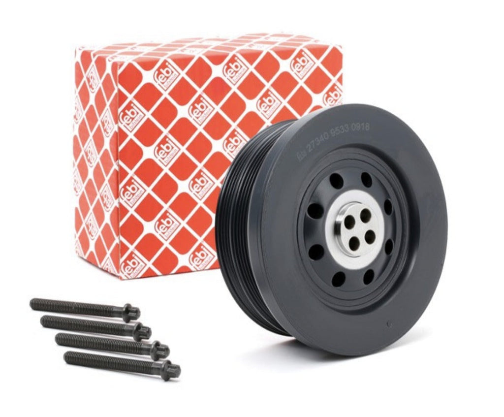 BMW E70 X5 35d Crankshaft Pulley-Vibration Damper By Febi 11238511371