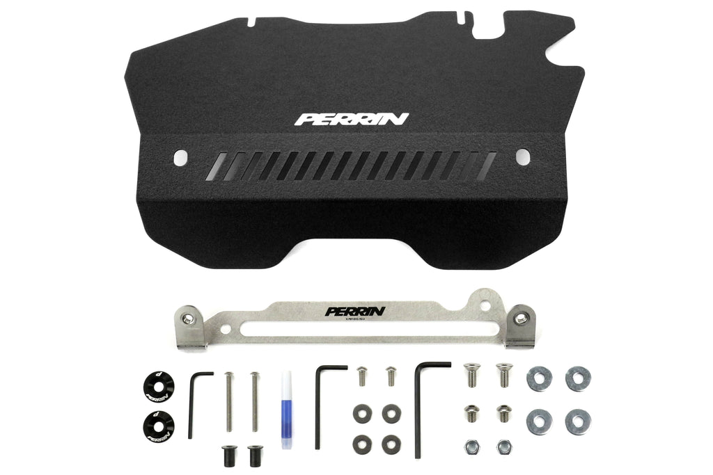 PERRIN Pulley Cover (Black) - 2015-2021 Subaru WRX