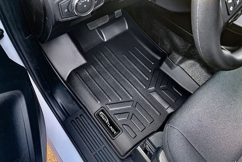 SmartCoverageTM Floor Liners For 2019-2023 Ford Ranger SuperCrew Cab (Vinyl)
