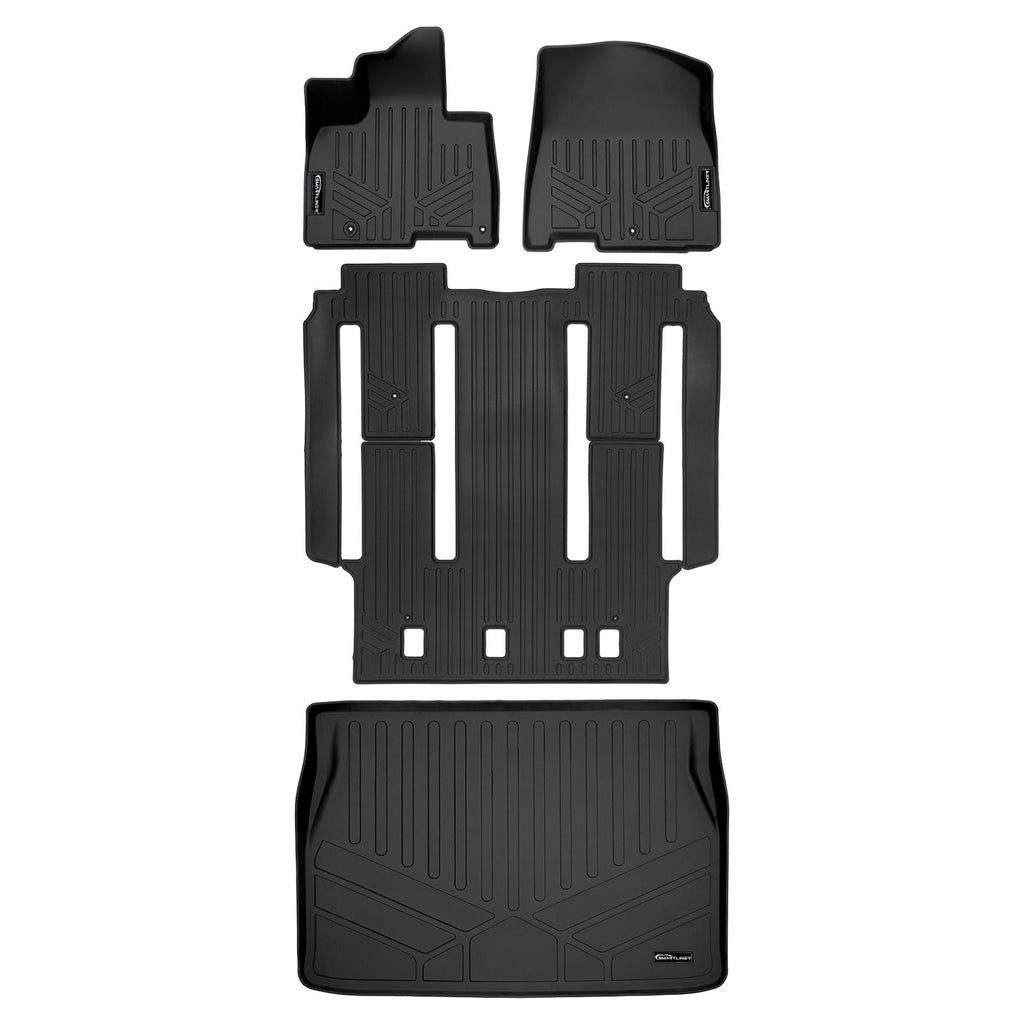 SMARTLINER Floor Liners for 2022-2026 Kia Carnival (7 Passenger Models Without 2nd Row VIP Seats)