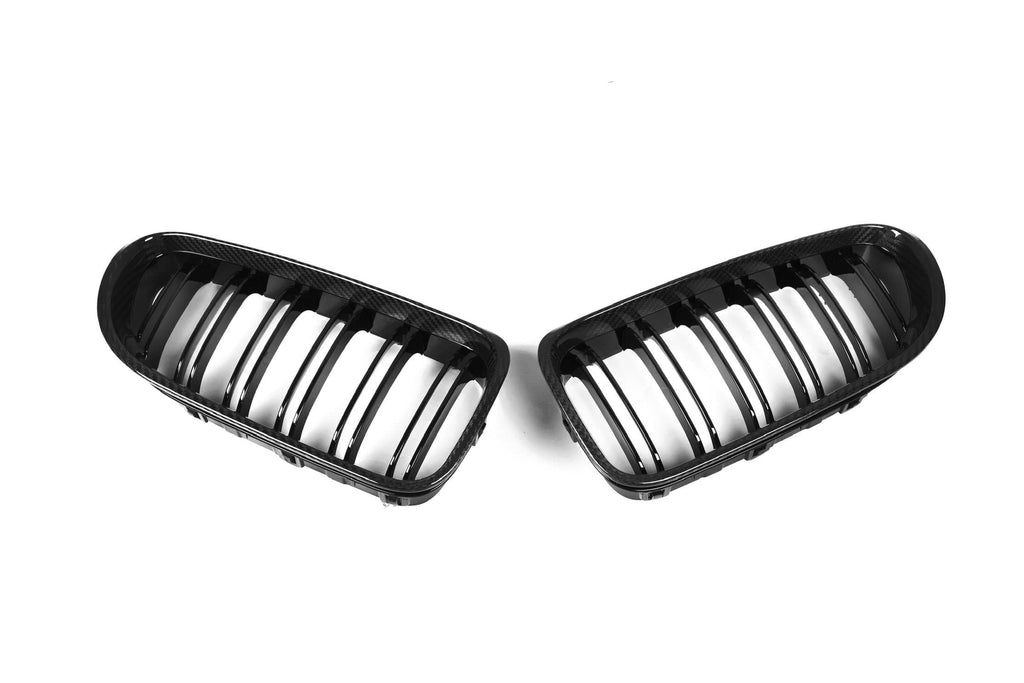 6 Series F06 Double Slat Dry Carbon Fiber Grill