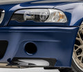 VORSTEINER BMW E46 M3 V-CSL Aero Bumper 2 Piece Splitter Carbon Fiber PP 1x1 Glossy (Replacement)
