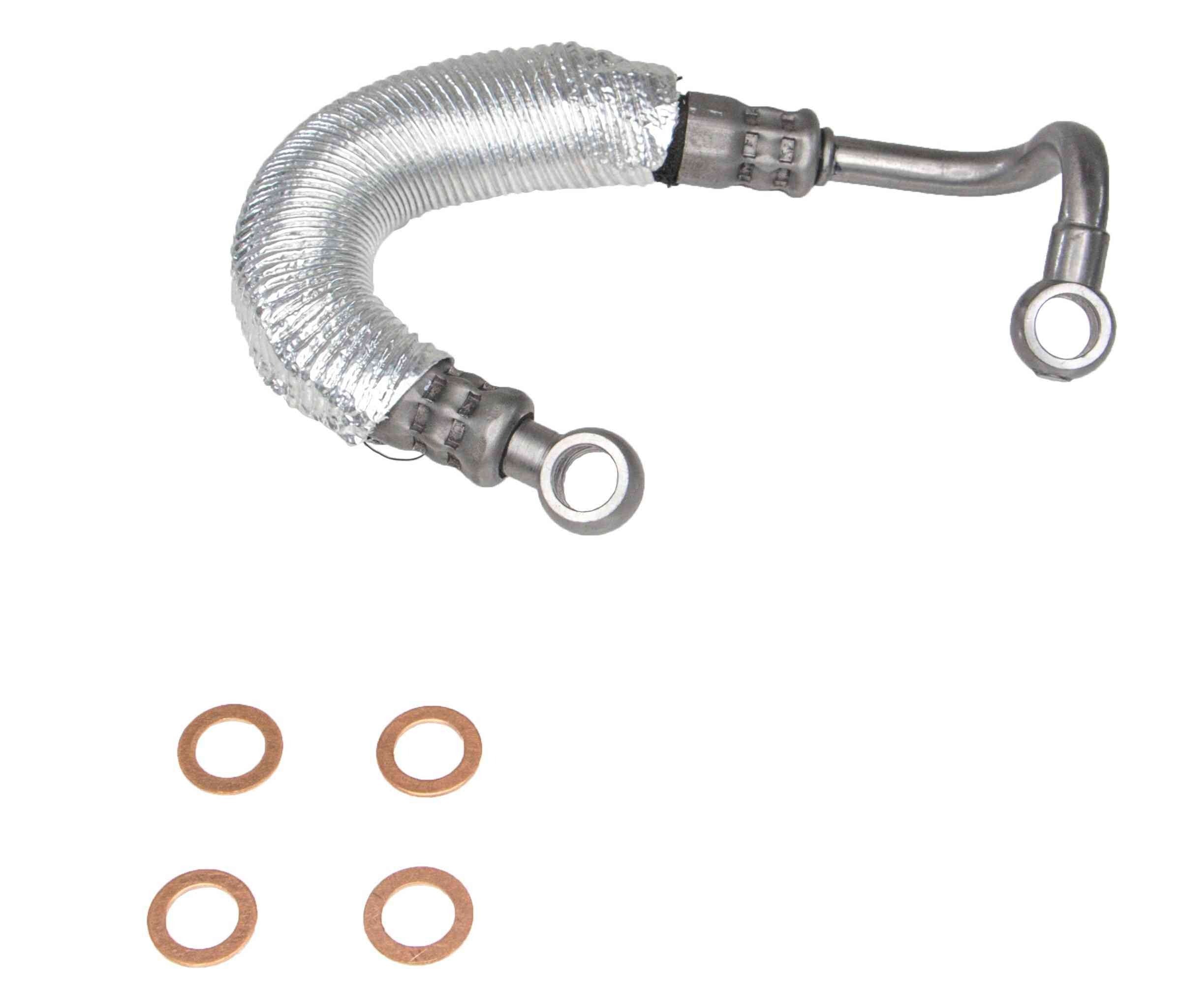 BMW E70 X5 xDrive35d Turbocharger Oil Line - Distribution Piece to Upper Turbocharger 11427795971