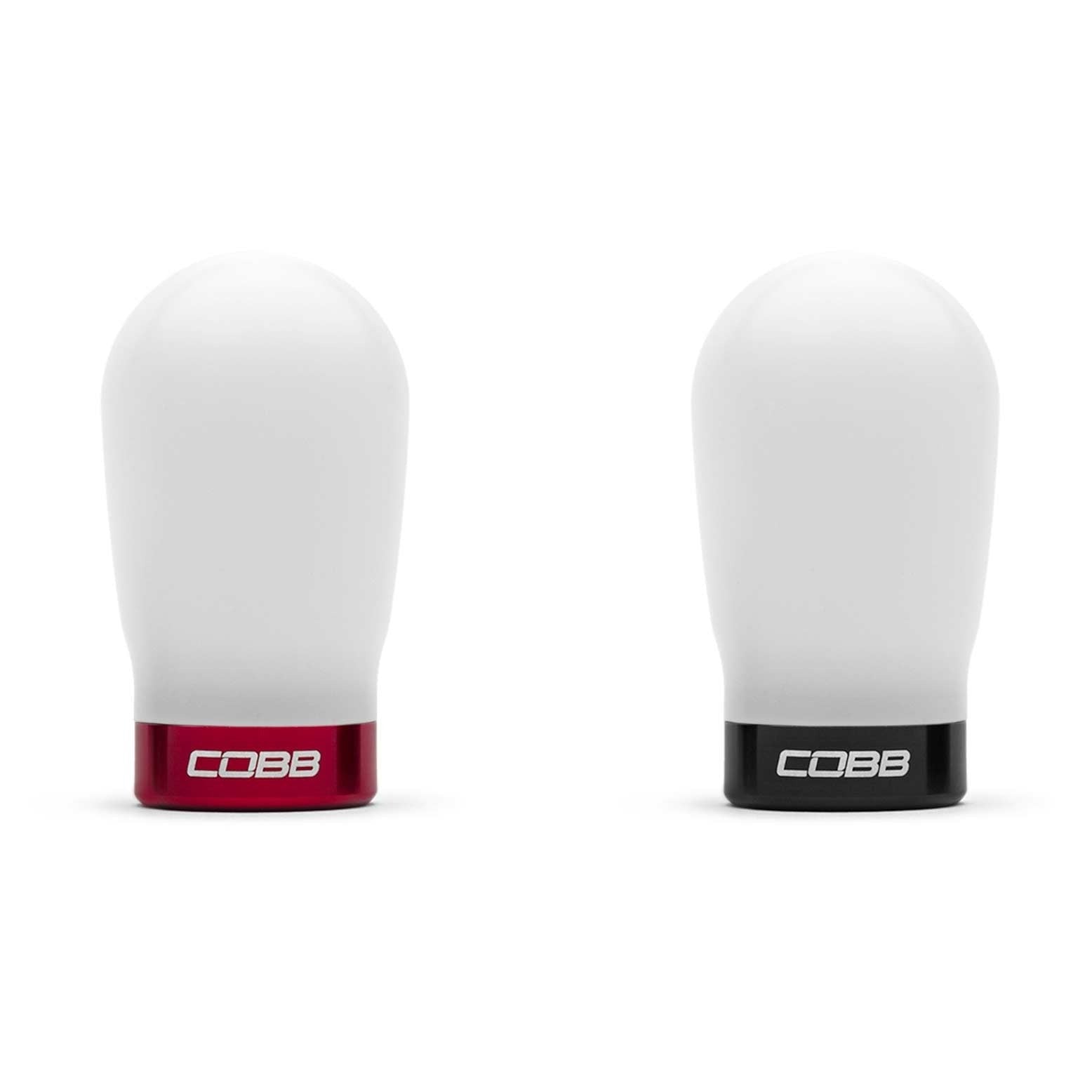 COBB Tall Weighted Shift Knob - White - 2013-2024 Scion FR-S / Subaru BRZ / Toyota GR86 (MT ONLY)