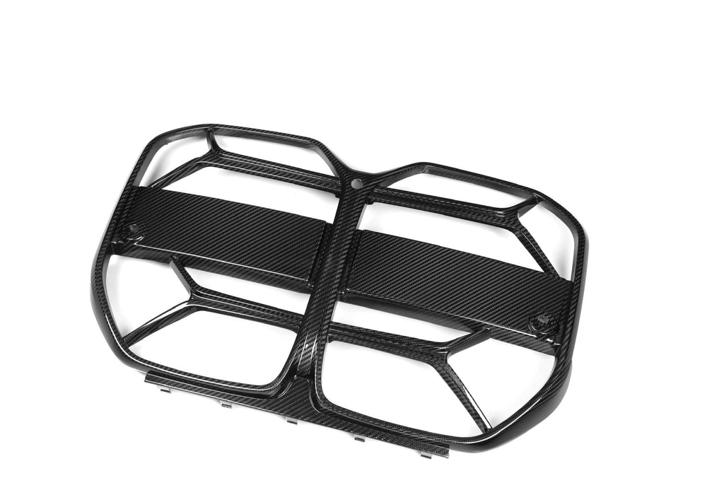 4 Series Gran Coupe G26 CSL Style Dry Carbon Fiber Grill With or Without ACC
