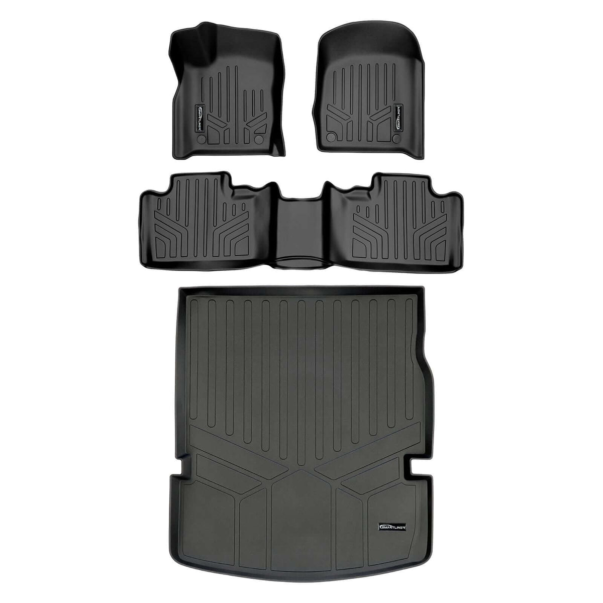 Smart TrimTM Floor Liners For 2016-2026 Dodge Durango ((2nd Row Bucket))