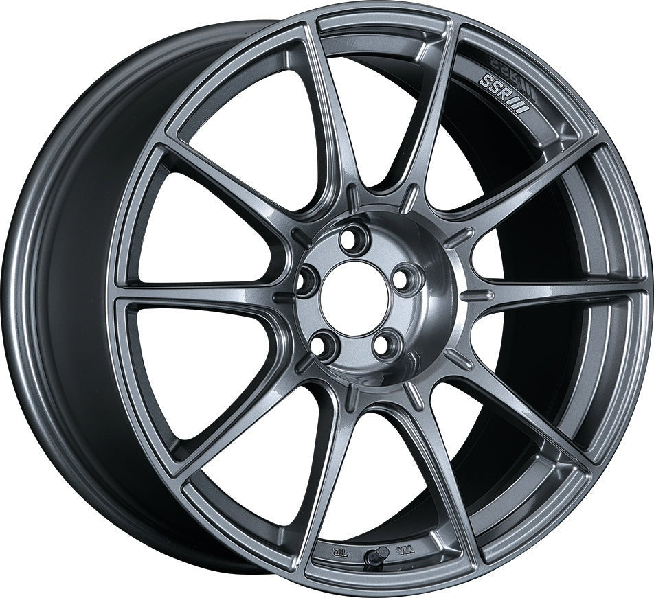 SSR GTX01 Dark Silver 18x9.5 +40 5x100 (Single Wheel) - 2013-2016 Scion FR-S / 2013-2024 Subaru BRZ / 2017-2024 Toyota GR86