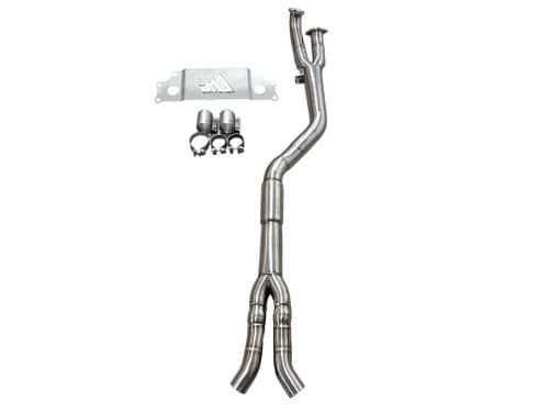Pre Order MAD BMW G87 M2 S58 Resonated Single Midpipe (Brace Included)