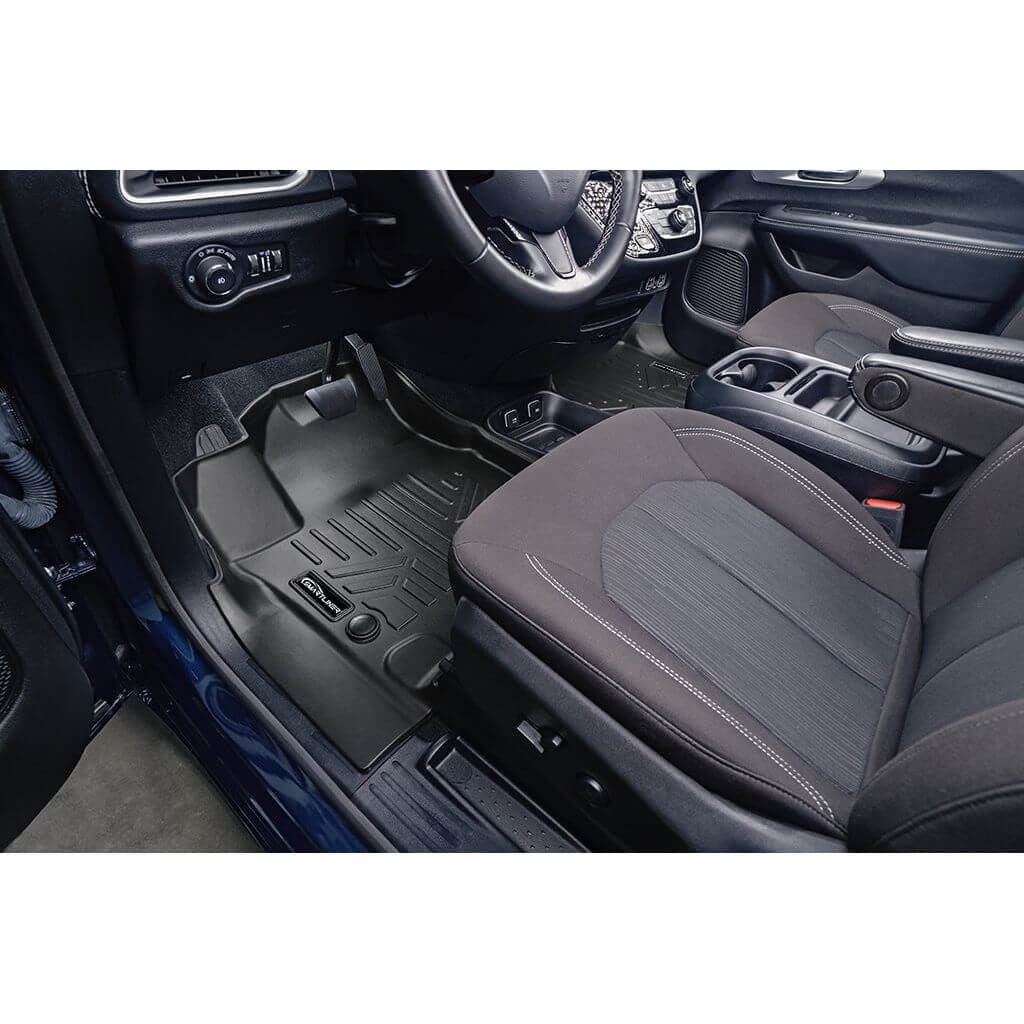 Smart TrimTM Floor Liners For 2022-2026 Chrysler Pacifica (2nd Row Bucket)(Touring & L Models)
