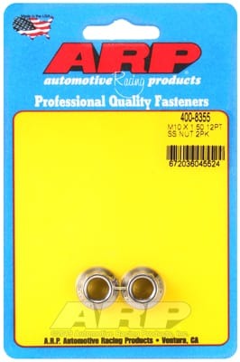 ARP M10 X 1.50 SS 12mm socket 12pt Nut Kit (Set of 2)