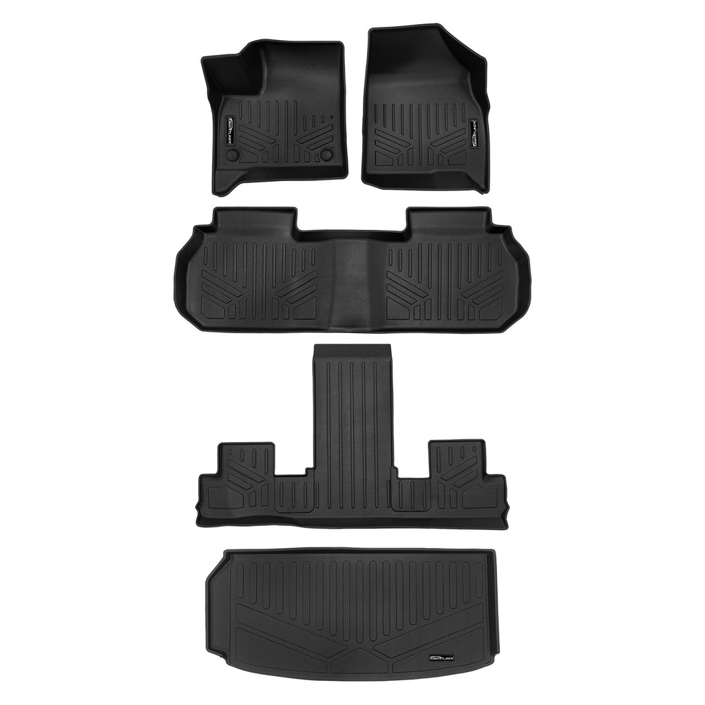 SMARTLINER Floor Liners for 2024-2026 GMC Acadia/Chevrolet Traverse/Buick Enclave (2nd Row Bucket)
