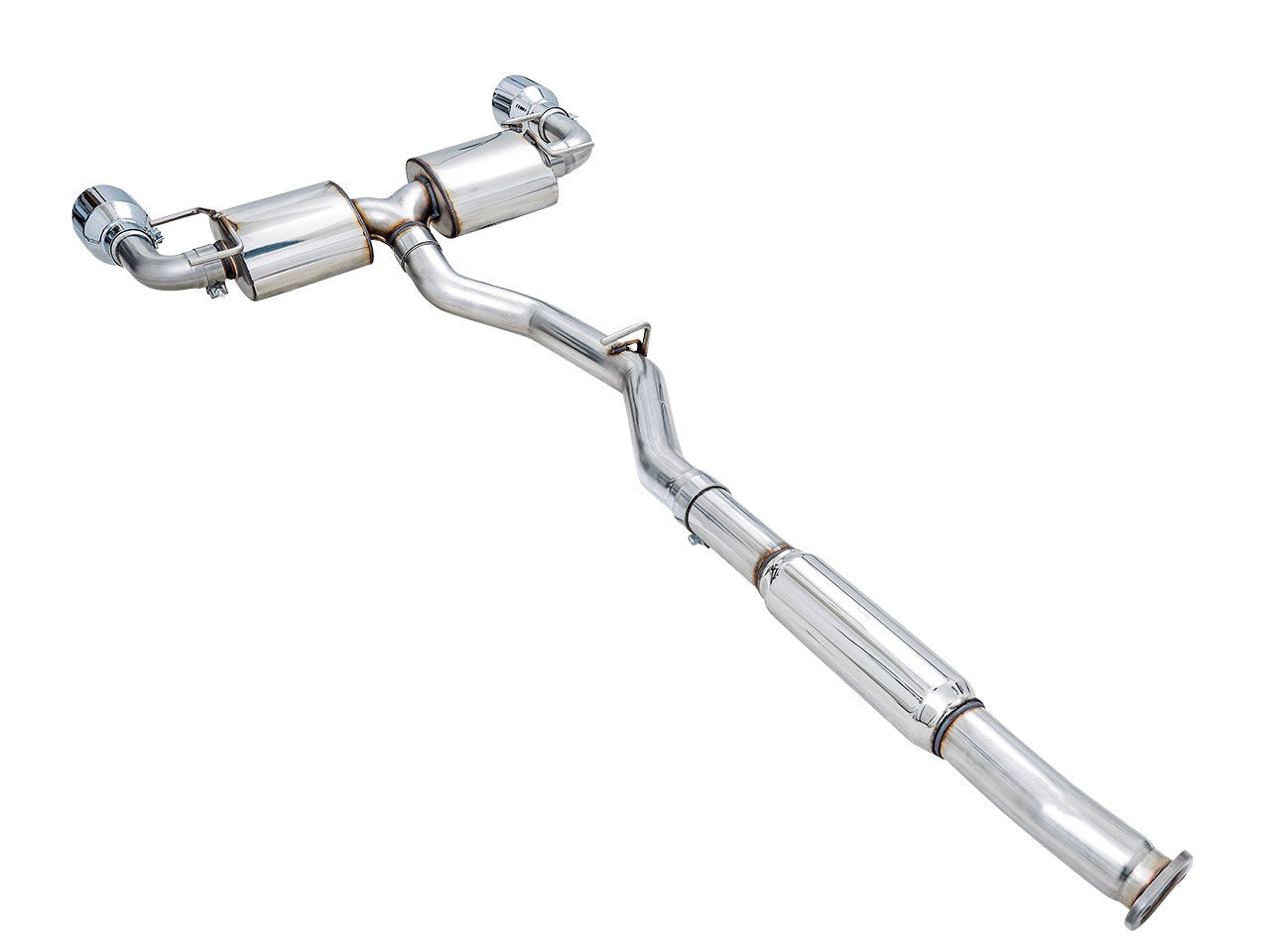 AWE Touring Edition Exhaust Chrome Silver Tips - 2013-2016 Scion FRS / 2013-2024 Subaru BRZ / 2017-2020 Toyota 86 / 2022-2024 GR86