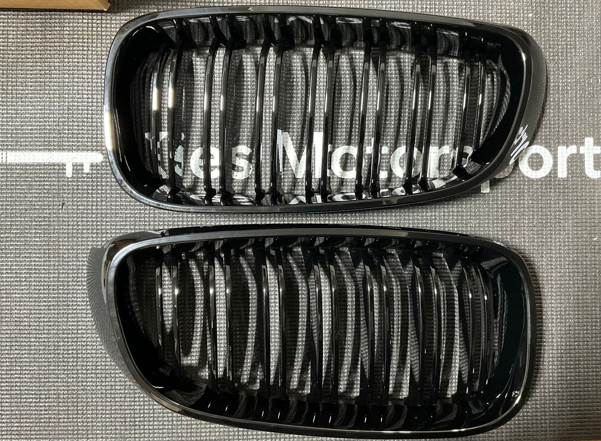 OPEN BOX - BMW F34 3GT Gloss Black Kidney Grills (New)