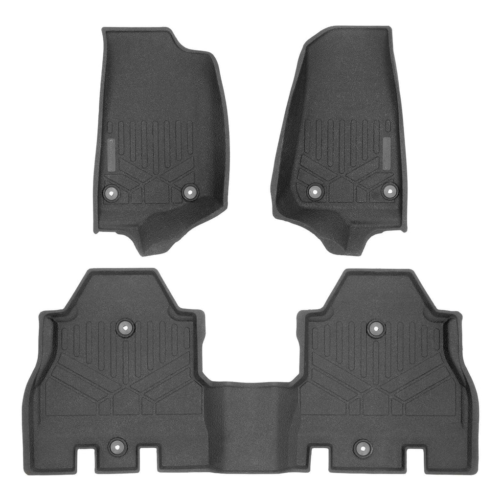 SMARTLINER Floor Liners for 2018-2024 Jeep Wrangler Unlimited