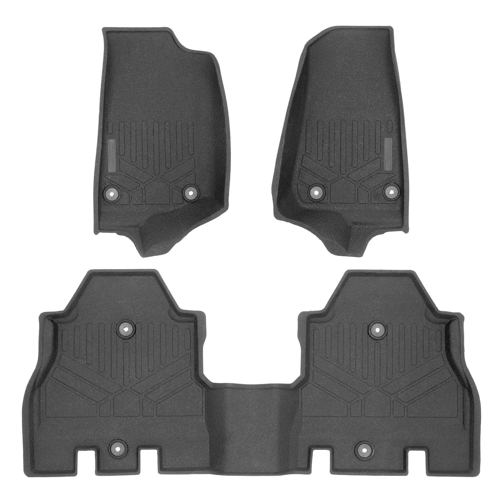 SMARTLINER Floor Liners for 2018-2024 Jeep Wrangler Unlimited