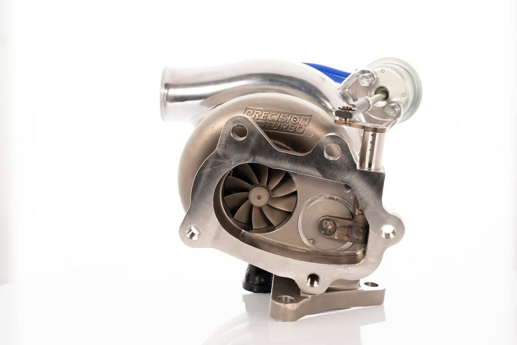 Precision Turbo & Engine GEN 2 55MM SUBARU BOLT-ON TURBO W/STOCK COMP COVER INLET & 20 PSI ACTUATOR
