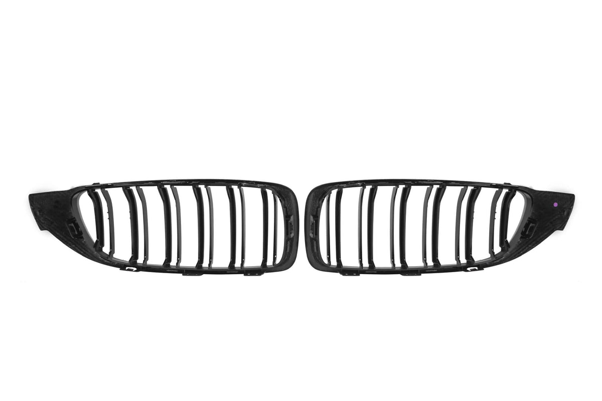 4 Series/M3/M4 F3x Double Slat Dry Carbon Fiber Grill