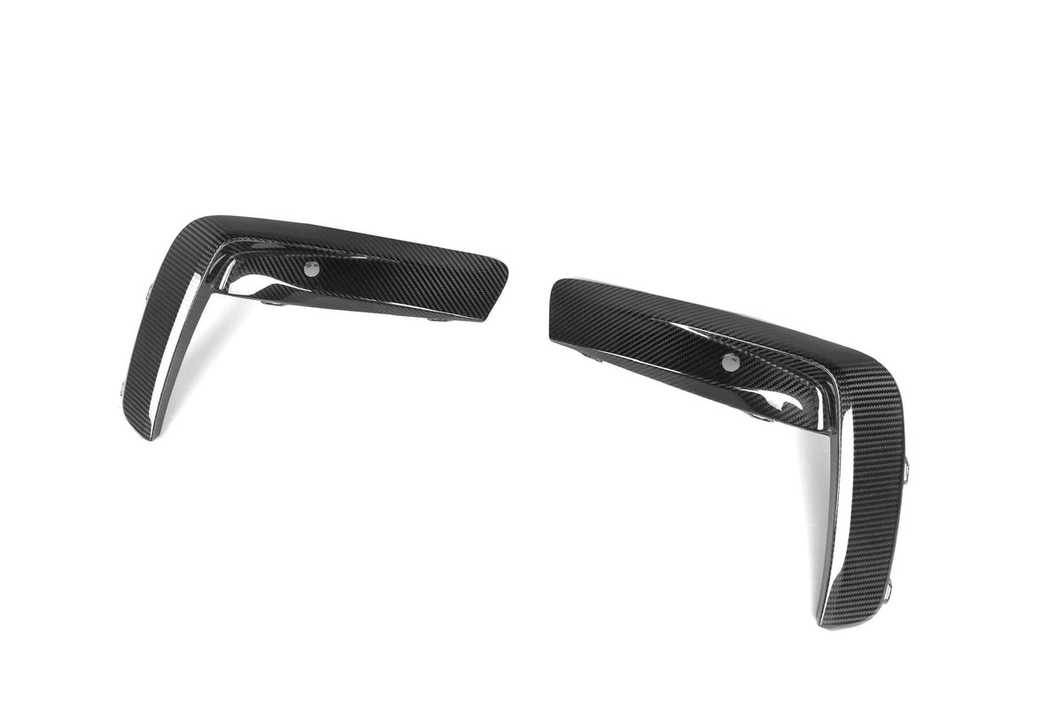 M8 F91 OEM Style Dry Carbon Fiber Front Bumper Trim