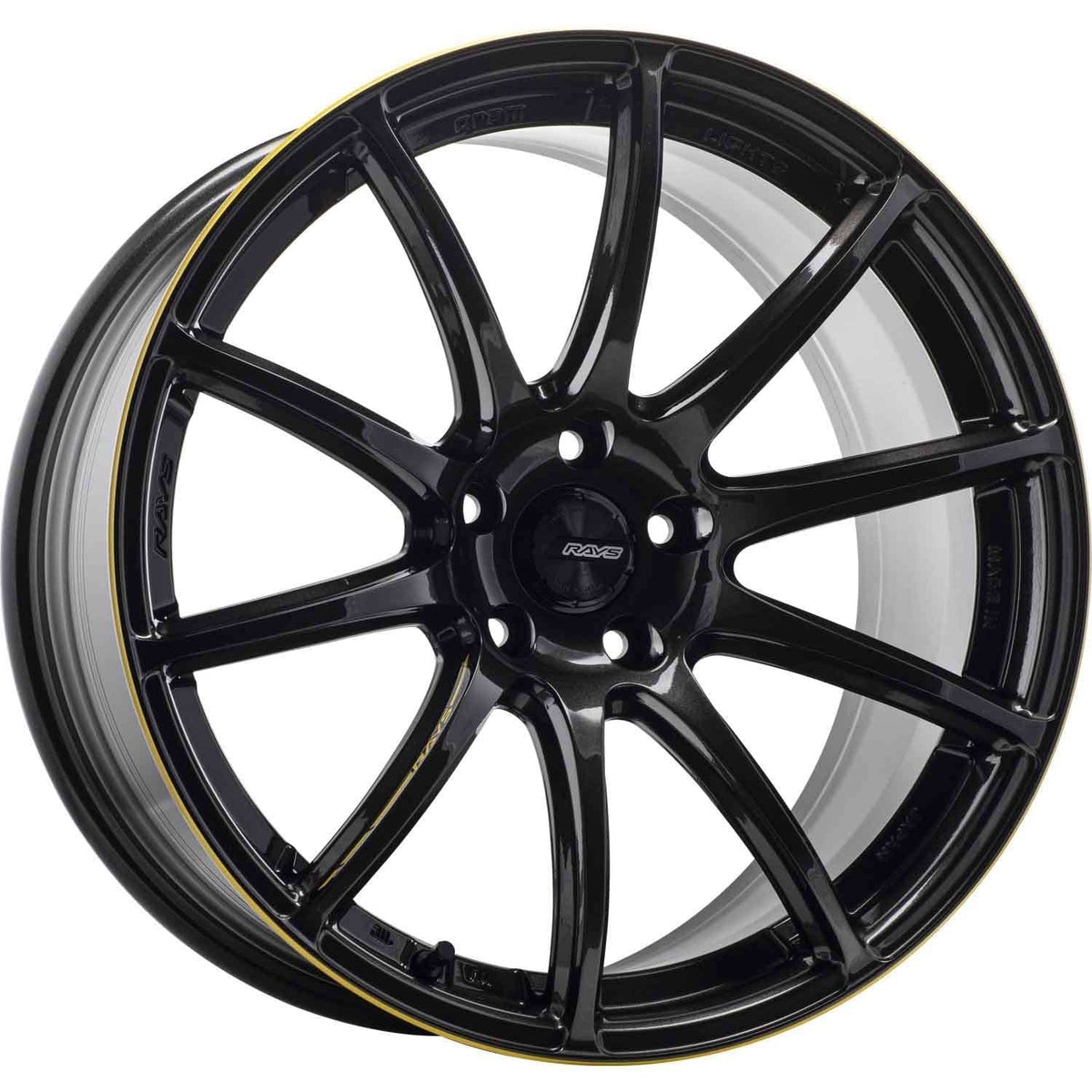 Rays Gram Lights 57Transcend Unlimit Super Dark Gunmetal/Machine Coat 18x9.5 +38mm 5x100 (Single Wheel) - 2013-2024 Subaru BRZ / Scion FR-S / Toyota GR86 / 2014-2018 Subaru Forester