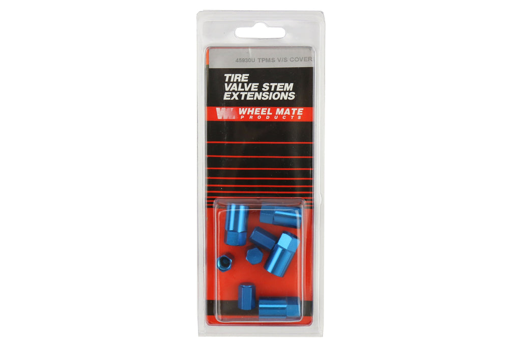 Wheel Mate TPMS Color Valve Step Sleeve and Cap Kit - Universal