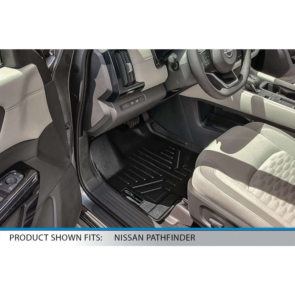 SMARTLINER Floor Liners for 2022-2026 Nissan Pathfinder (7 Passenger)