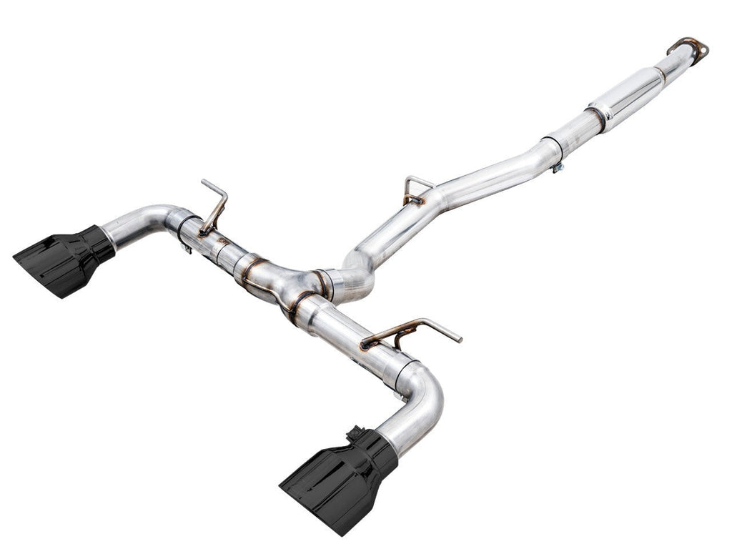 AWE Touring Edition Exhaust (Diamond Black Tips) - 2013-2016 Scion FR-S / 2013-2024 Subaru BRZ / 2017-2020 Toyota 86 / 2022-2024 GR86