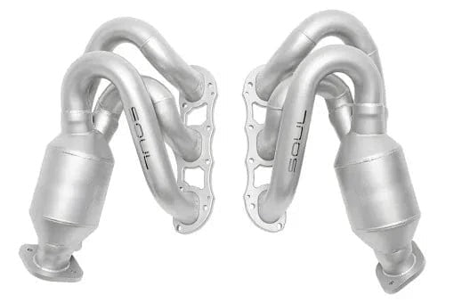 Porsche 981 Cayman / Boxster Long Tube Street Headers (w/ HJS 200 cell catalytic converters)