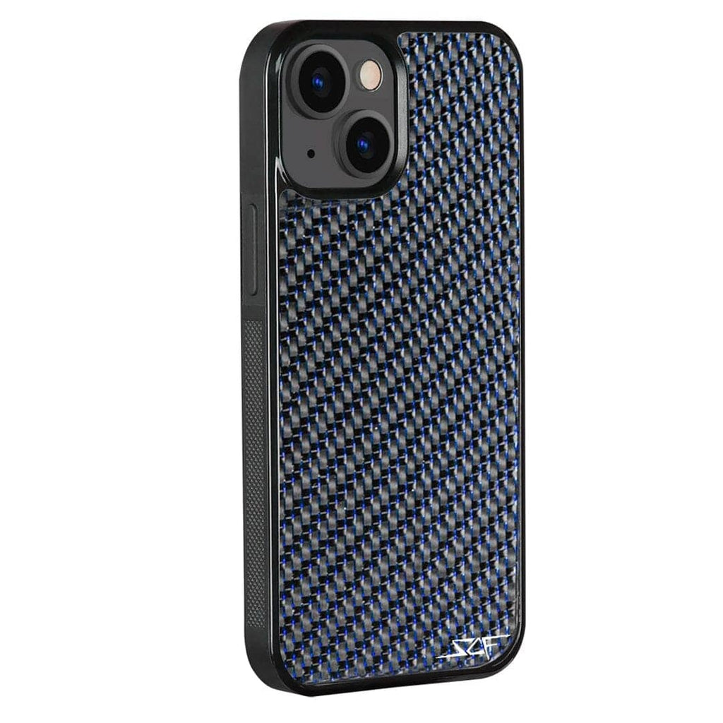 iPhone | Blue Lace Carbon Fiber Case | CLASSIC Series