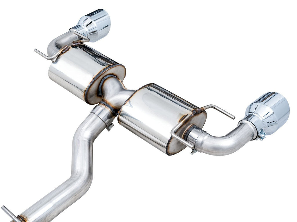 AWE Touring Edition Exhaust Chrome Silver Tips - 2013-2016 Scion FRS / 2013-2024 Subaru BRZ / 2017-2020 Toyota 86 / 2022-2024 GR86
