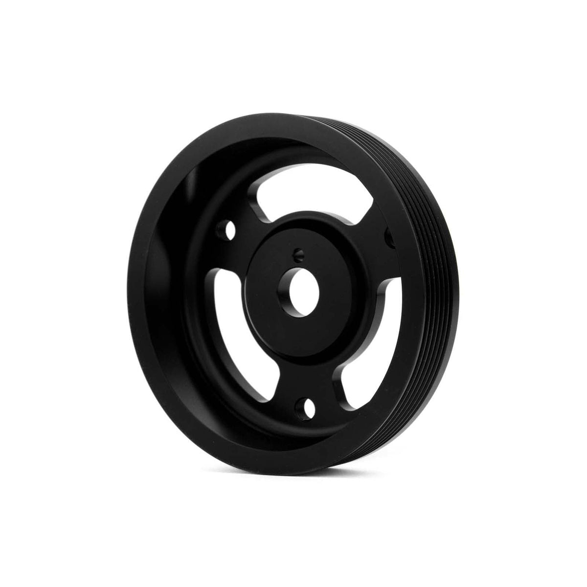 GrimmSpeed Lightweight Crank Pulley Black - Subaru Models (inc. BRZ 2013+ / WRX 2015 - 2018)