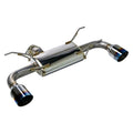 Remark Axle-Back Exhaust - Burnt Single Wall Tips - 2022-2026 Toyota GR86 / Subaru BRZ