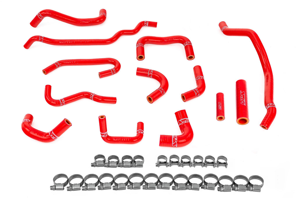 HPS Silicone Ancillary Coolant Hose Kit 2008-2014 Subaru Impreza WRX 2.5L Turbo Manual Trans, 57-2131A