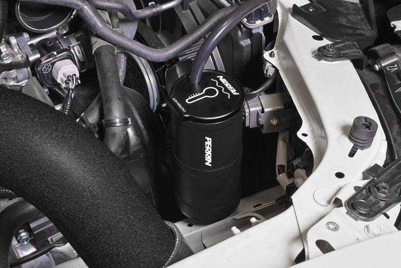 PERRIN Coolant Overflow Tank - Black 2002-2025 Subaru WRX / 2004-2021 STI / 2013-2026 BRZ/GR86/FRS/86