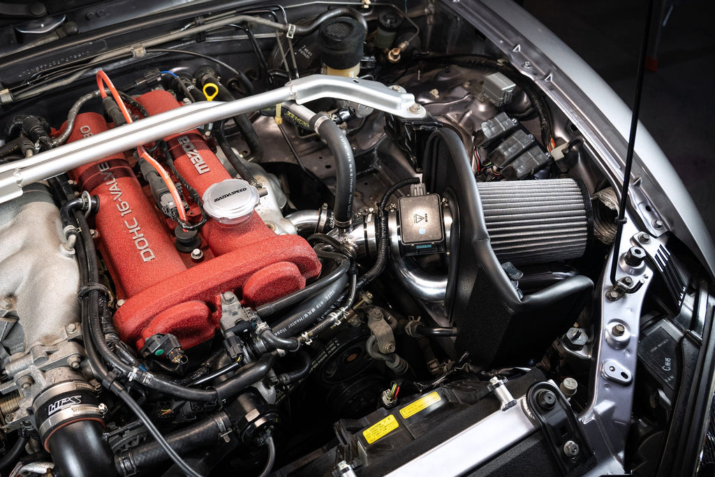 HPS Performance Air Intake with Upper Hot Side Charge Pipe, 2004-2005 Mazda Miata Mazdaspeed 1.8L Turbo 827-733