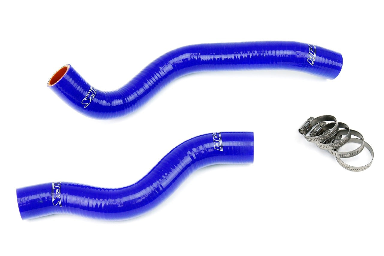 HPS Blue Reinforced Silicone Radiator Hose Kit Coolant Honda 12-15 Civic Non Si 1.8L