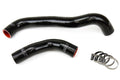 HPS Silicone Radiator Coolant Hose Kit 1989-1992 Mazda RX7 FC3S 1.3L NA / Turbo, Black, 57-1395-BLK