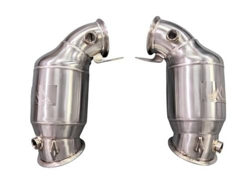 MAD BMW F9x M5 M8 Catted Downpipes W/ No CEL Guarantee MAD-122