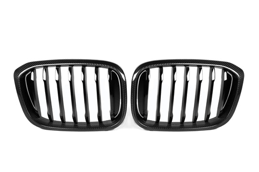 X3/X4 G01/G02/G08 Pre-LCI Single Slat Dry Carbon Fiber Grill