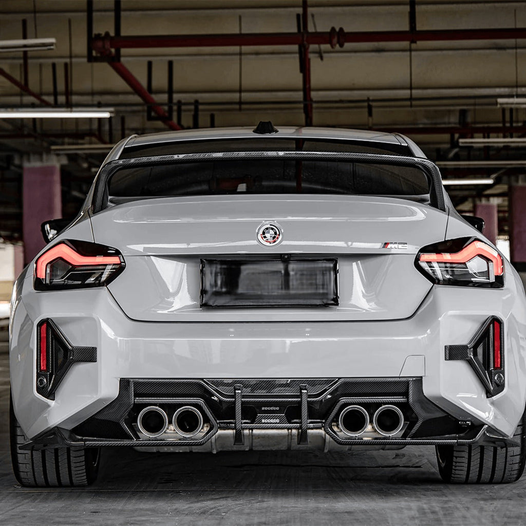 G87 SQ Dry Carbon Fiber Rear Bumper Trim