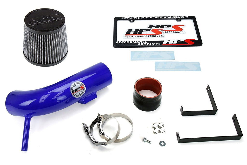 HPS Shortram Air Intake Kit 2013-2017 Nissan Altima Sedan 2.5L, Blue