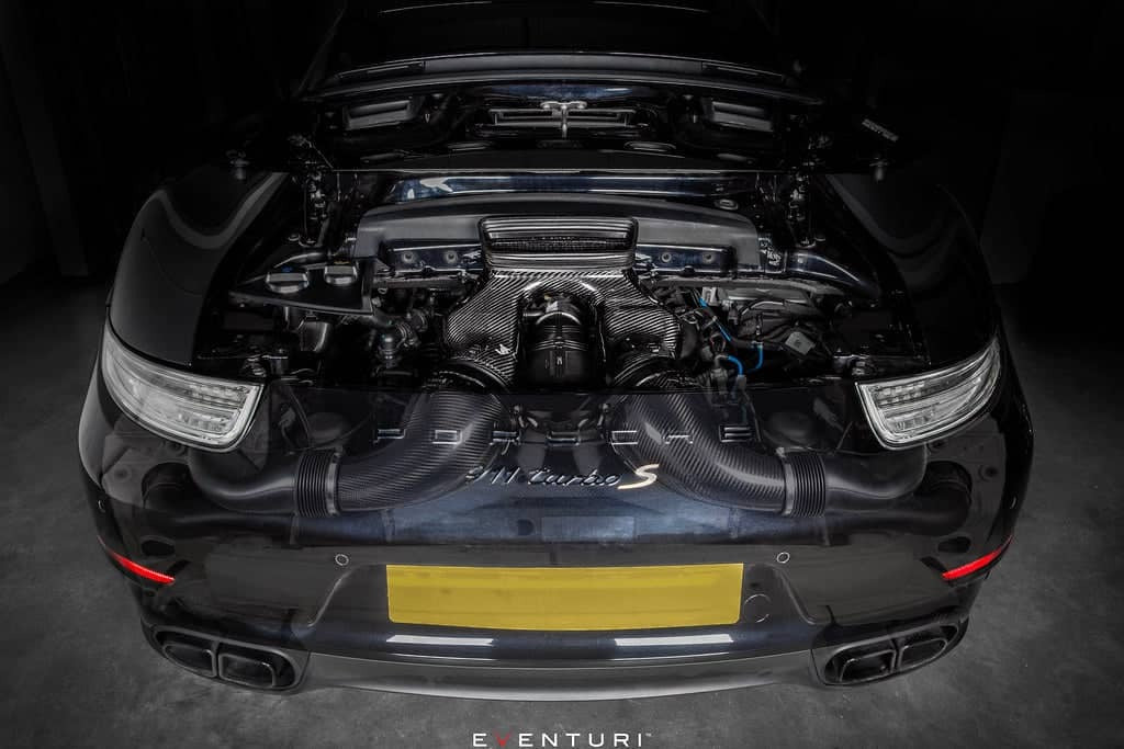 Eventuri Porsche 991 991.2 Turbo / Turbo S Black Carbon Intake System