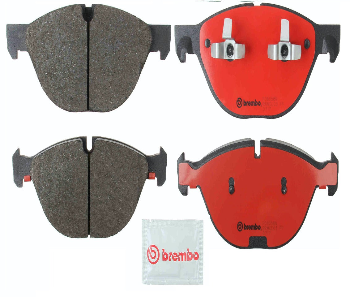 BMW X5 xDrive50i Front Ceramic Brake Pad Set By Brembo 34116791514