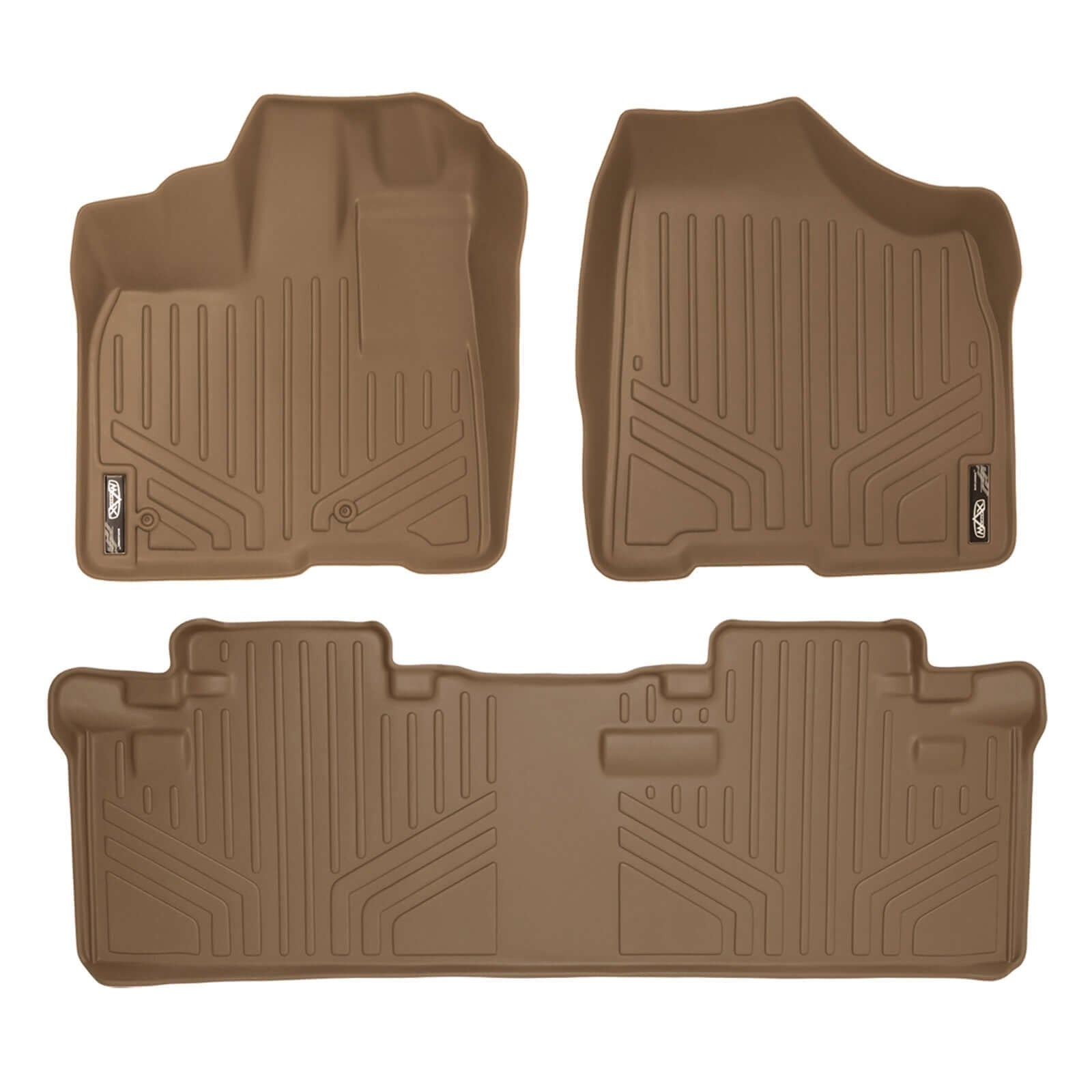 SMARTLINER Custom Fit Floor Liners For 2011-2012 Toyota Sienna (8 Passenger Model)