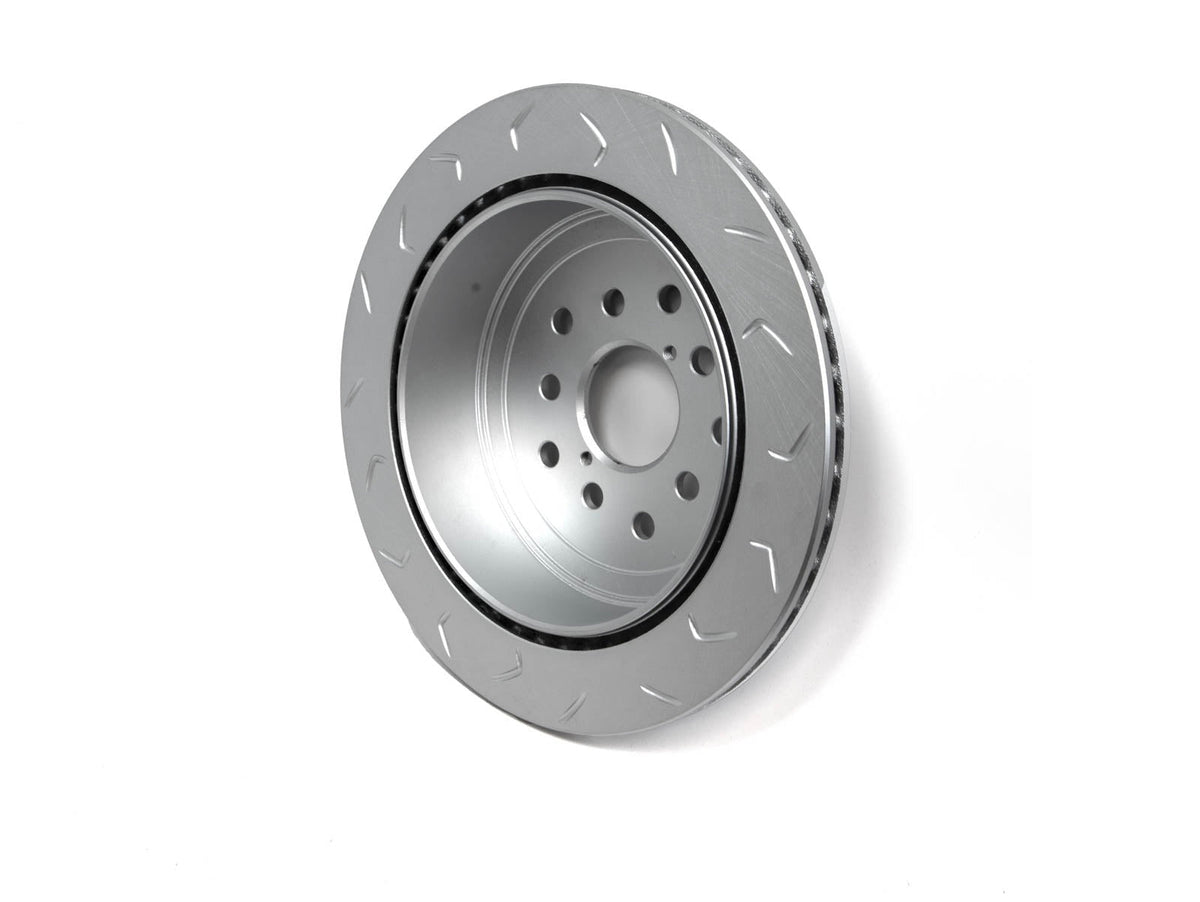 FactionFab Slotted Rear Rotor V2 Dual Drilled - 2022+ Subaru WRX / 2013-2020 FR-S BRZ 86 / 2022-2026 BRZ GR86 Non-Brembo*